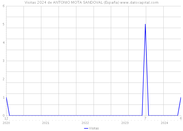 Visitas 2024 de ANTONIO MOTA SANDOVAL (España) 