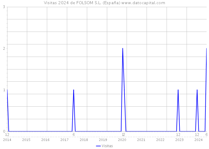 Visitas 2024 de FOLSOM S.L. (España) 