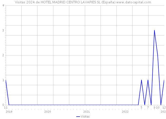 Visitas 2024 de HOTEL MADRID CENTRO LAVAPIES SL (España) 