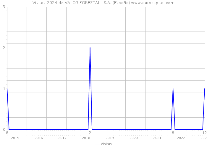 Visitas 2024 de VALOR FORESTAL I S.A. (España) 