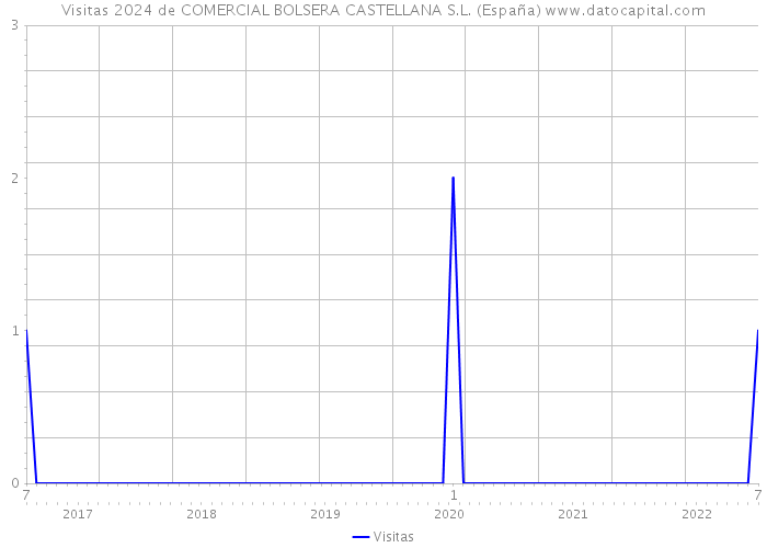 Visitas 2024 de COMERCIAL BOLSERA CASTELLANA S.L. (España) 