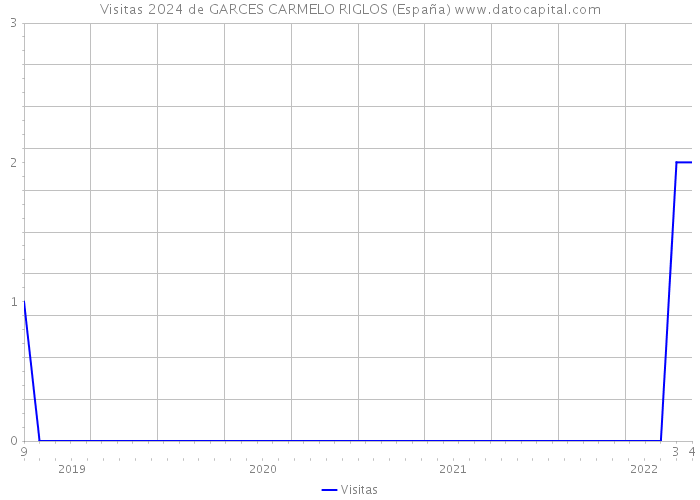 Visitas 2024 de GARCES CARMELO RIGLOS (España) 