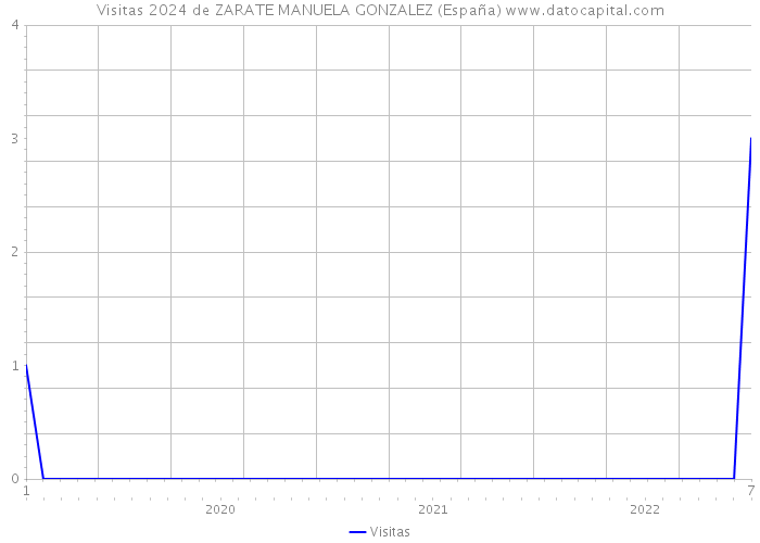Visitas 2024 de ZARATE MANUELA GONZALEZ (España) 