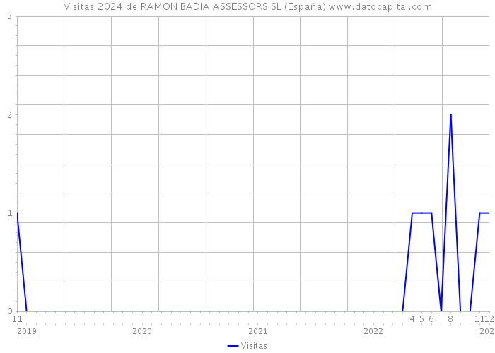 Visitas 2024 de RAMON BADIA ASSESSORS SL (España) 