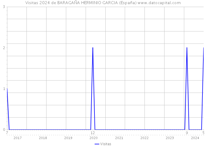 Visitas 2024 de BARAGAÑA HERMINIO GARCIA (España) 
