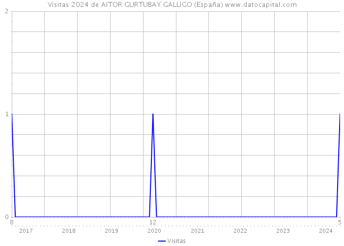 Visitas 2024 de AITOR GURTUBAY GALLIGO (España) 