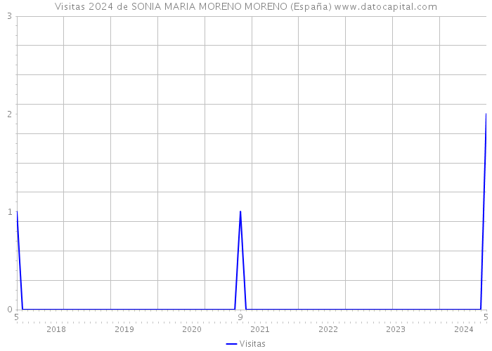 Visitas 2024 de SONIA MARIA MORENO MORENO (España) 