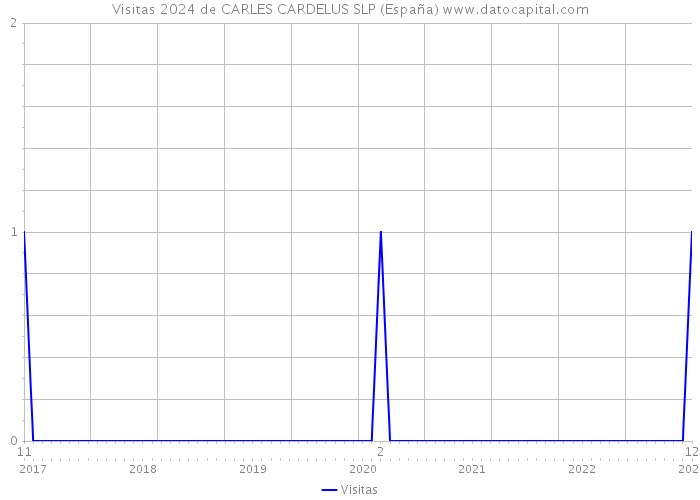 Visitas 2024 de CARLES CARDELUS SLP (España) 