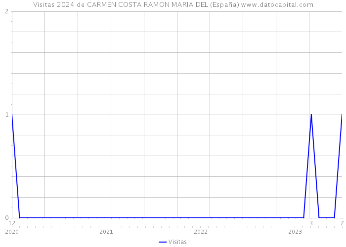 Visitas 2024 de CARMEN COSTA RAMON MARIA DEL (España) 