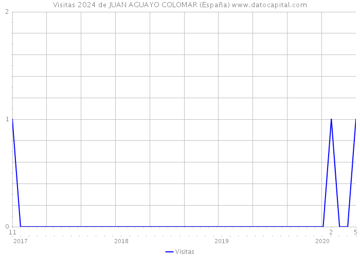 Visitas 2024 de JUAN AGUAYO COLOMAR (España) 