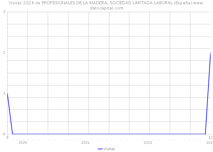 Visitas 2024 de PROFESIONALES DE LA MADERA, SOCIEDAD LIMITADA LABORAL (España) 