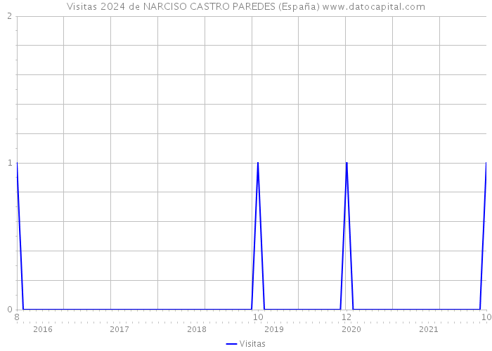 Visitas 2024 de NARCISO CASTRO PAREDES (España) 
