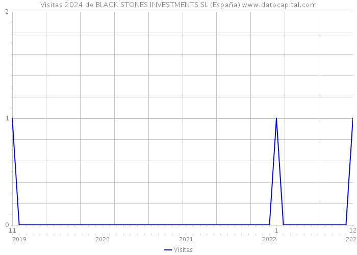 Visitas 2024 de BLACK STONES INVESTMENTS SL (España) 