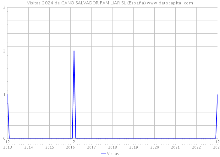 Visitas 2024 de CANO SALVADOR FAMILIAR SL (España) 