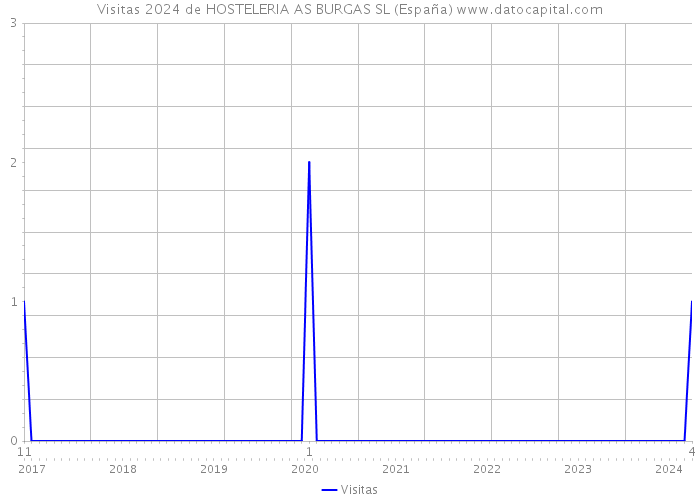 Visitas 2024 de HOSTELERIA AS BURGAS SL (España) 