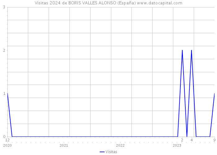 Visitas 2024 de BORIS VALLES ALONSO (España) 