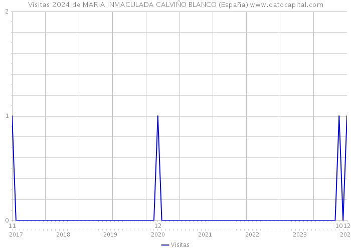 Visitas 2024 de MARIA INMACULADA CALVIÑO BLANCO (España) 