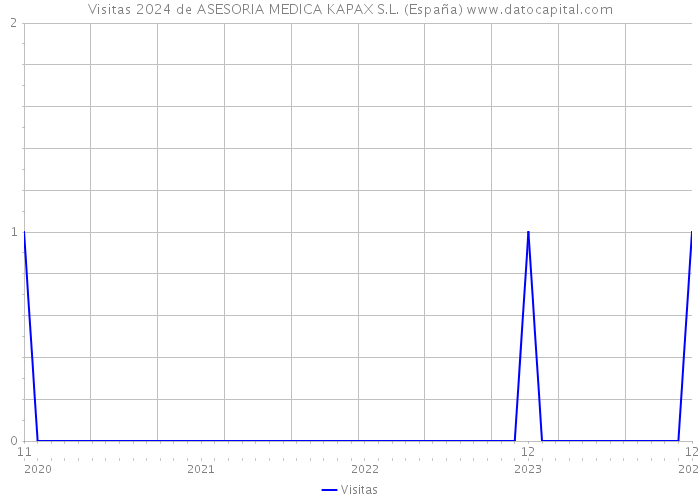 Visitas 2024 de ASESORIA MEDICA KAPAX S.L. (España) 