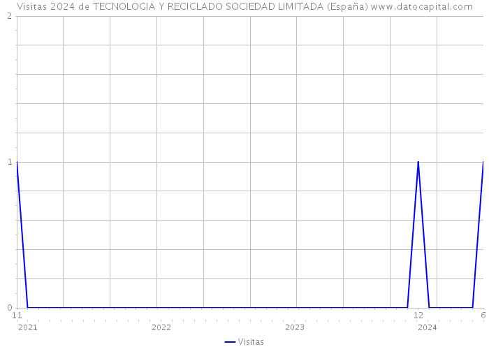 Visitas 2024 de TECNOLOGIA Y RECICLADO SOCIEDAD LIMITADA (España) 