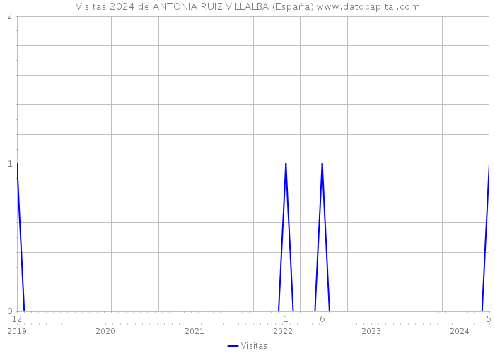 Visitas 2024 de ANTONIA RUIZ VILLALBA (España) 