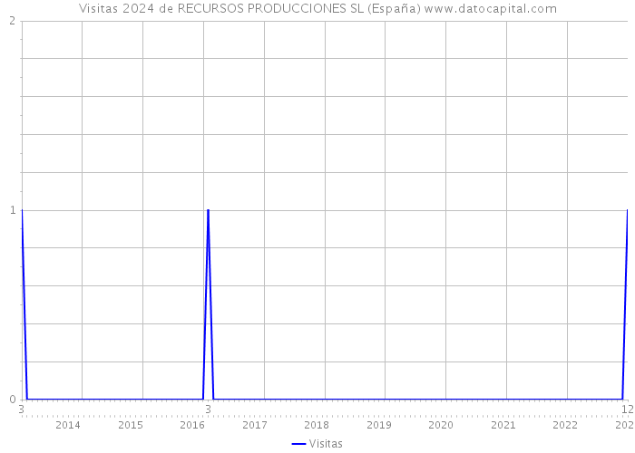 Visitas 2024 de RECURSOS PRODUCCIONES SL (España) 