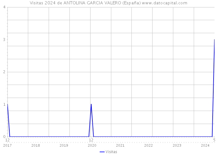 Visitas 2024 de ANTOLINA GARCIA VALERO (España) 
