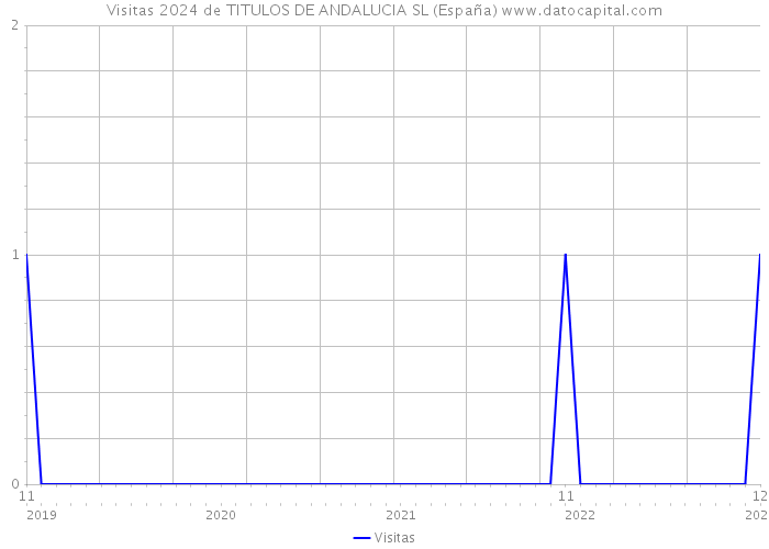 Visitas 2024 de TITULOS DE ANDALUCIA SL (España) 