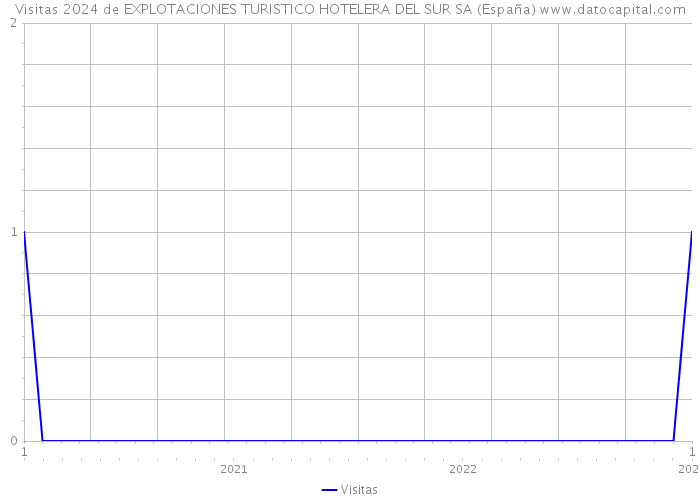 Visitas 2024 de EXPLOTACIONES TURISTICO HOTELERA DEL SUR SA (España) 