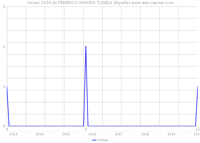 Visitas 2024 de FEDERICO ARANDA TUDELA (España) 