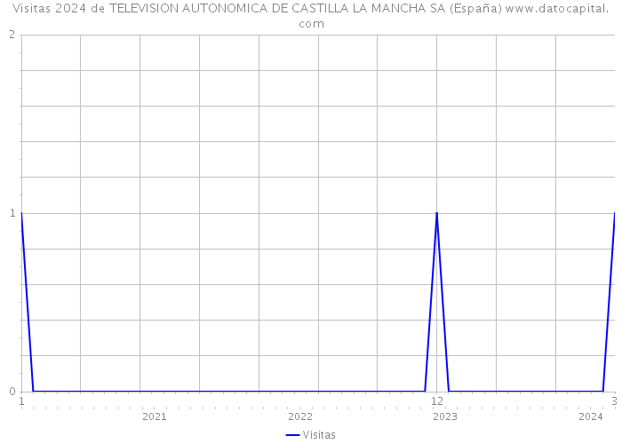 Visitas 2024 de TELEVISION AUTONOMICA DE CASTILLA LA MANCHA SA (España) 