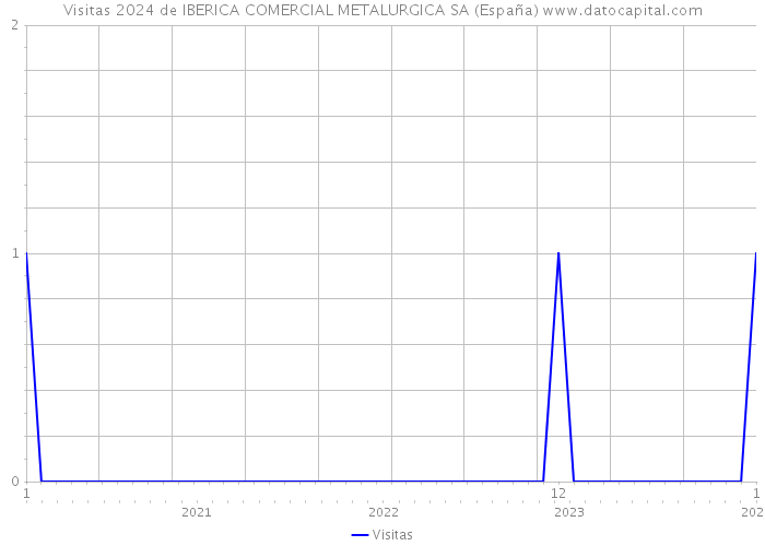 Visitas 2024 de IBERICA COMERCIAL METALURGICA SA (España) 
