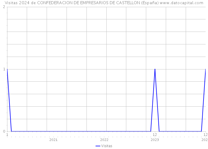 Visitas 2024 de CONFEDERACION DE EMPRESARIOS DE CASTELLON (España) 
