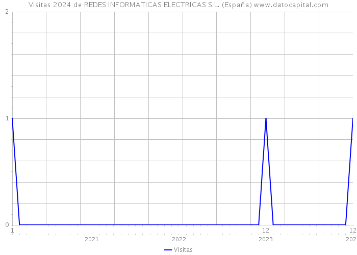 Visitas 2024 de REDES INFORMATICAS ELECTRICAS S.L. (España) 