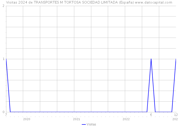 Visitas 2024 de TRANSPORTES M TORTOSA SOCIEDAD LIMITADA (España) 