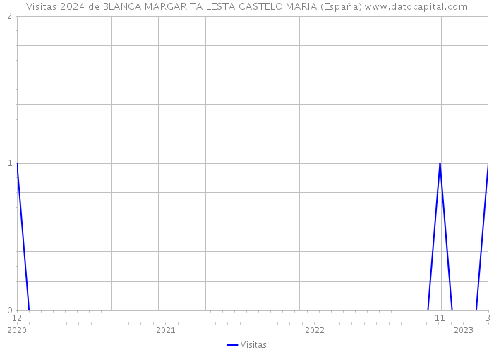 Visitas 2024 de BLANCA MARGARITA LESTA CASTELO MARIA (España) 