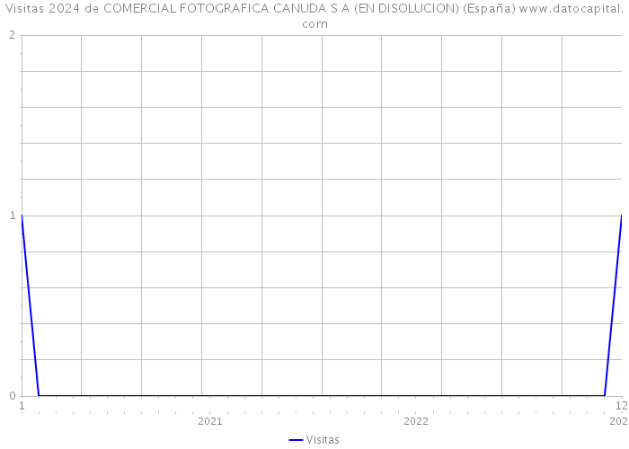 Visitas 2024 de COMERCIAL FOTOGRAFICA CANUDA S A (EN DISOLUCION) (España) 