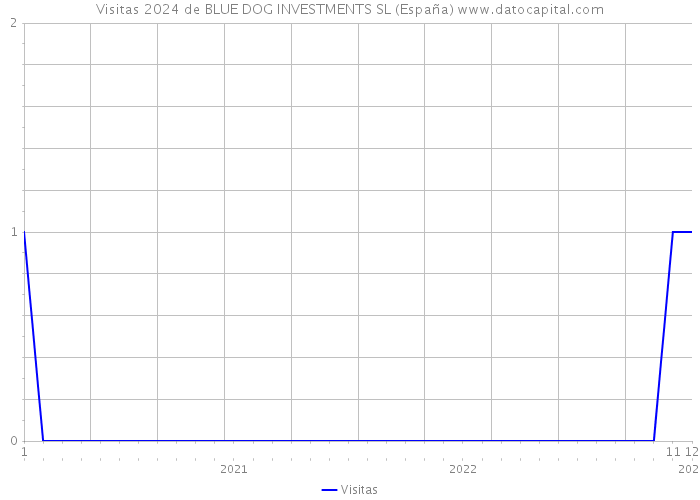 Visitas 2024 de BLUE DOG INVESTMENTS SL (España) 