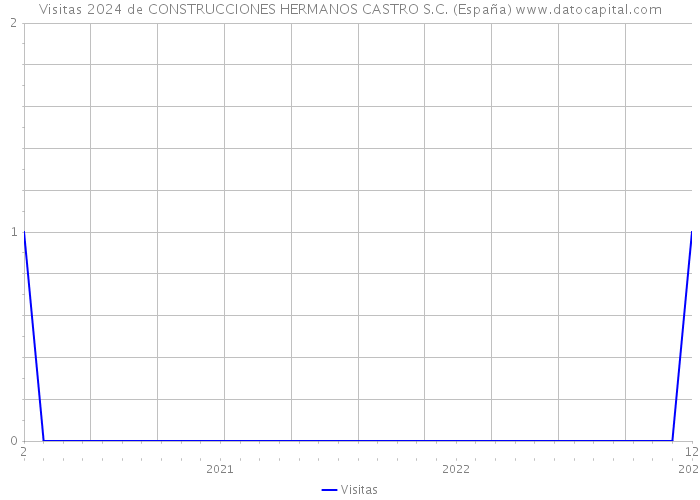 Visitas 2024 de CONSTRUCCIONES HERMANOS CASTRO S.C. (España) 