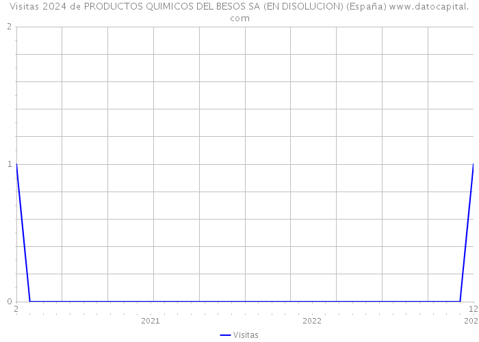 Visitas 2024 de PRODUCTOS QUIMICOS DEL BESOS SA (EN DISOLUCION) (España) 