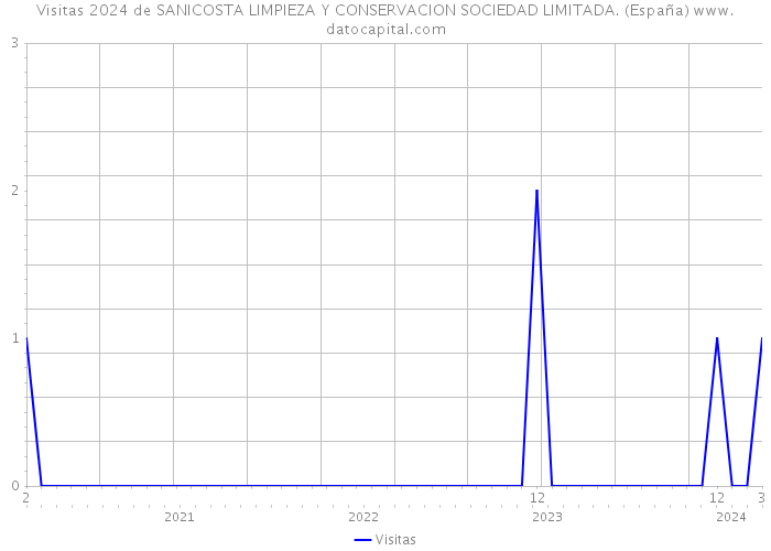 Visitas 2024 de SANICOSTA LIMPIEZA Y CONSERVACION SOCIEDAD LIMITADA. (España) 
