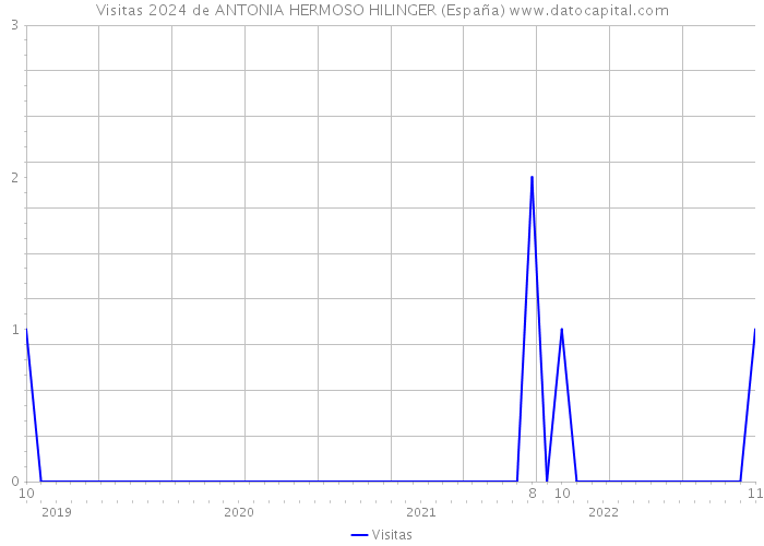 Visitas 2024 de ANTONIA HERMOSO HILINGER (España) 