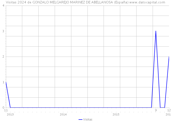 Visitas 2024 de GONZALO MELGAREJO MARINEZ DE ABELLANOSA (España) 