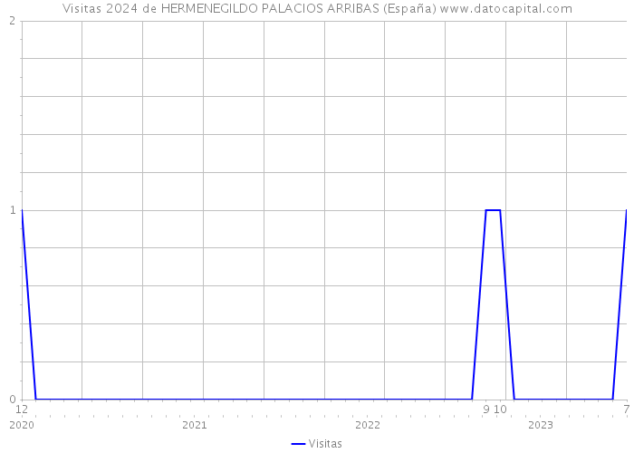 Visitas 2024 de HERMENEGILDO PALACIOS ARRIBAS (España) 