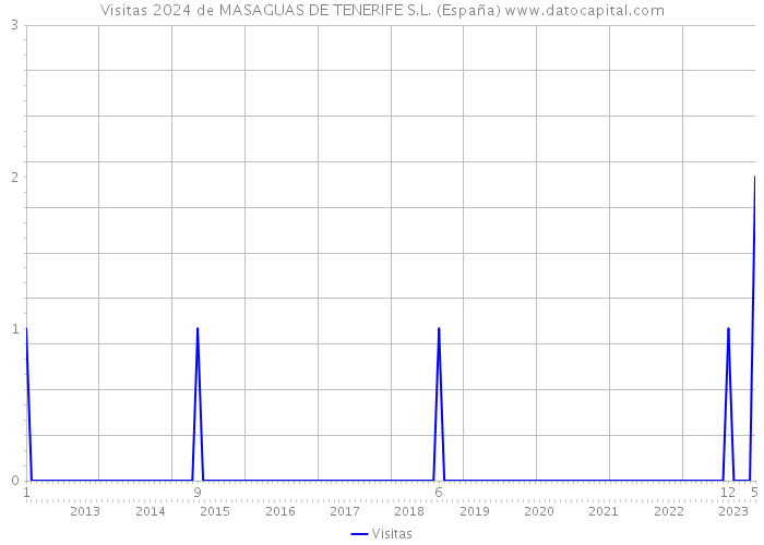 Visitas 2024 de MASAGUAS DE TENERIFE S.L. (España) 