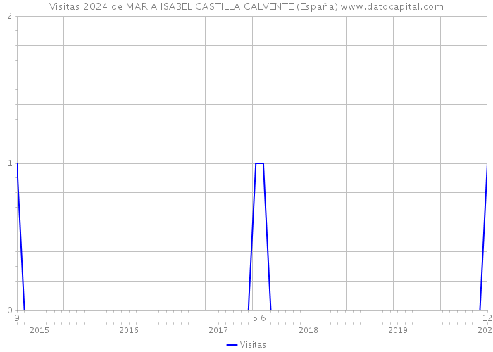 Visitas 2024 de MARIA ISABEL CASTILLA CALVENTE (España) 