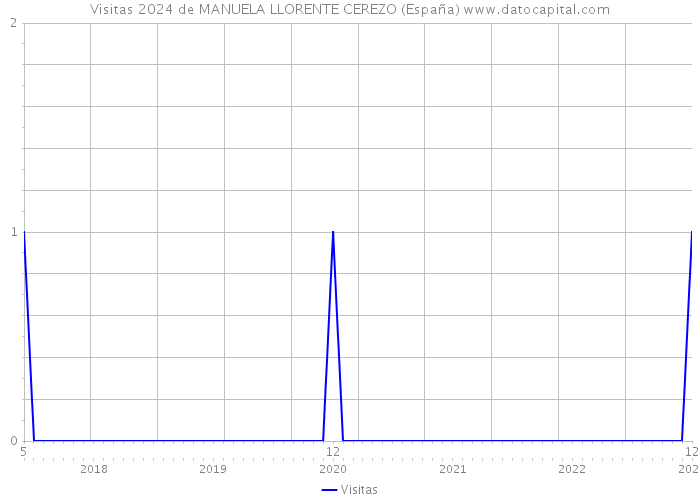 Visitas 2024 de MANUELA LLORENTE CEREZO (España) 