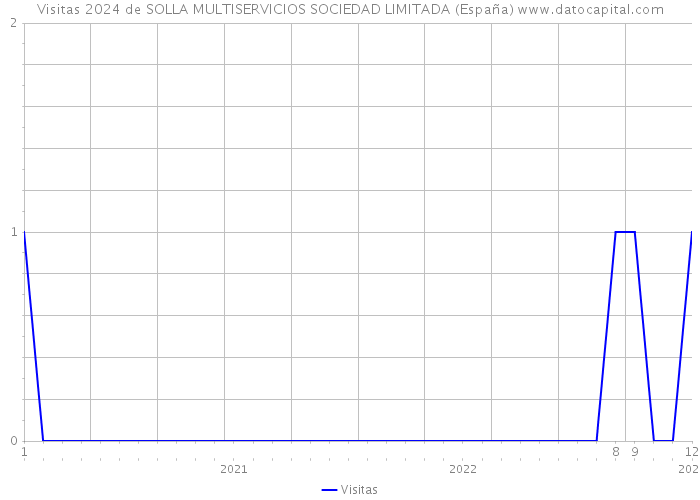 Visitas 2024 de SOLLA MULTISERVICIOS SOCIEDAD LIMITADA (España) 
