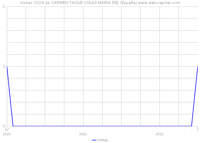 Visitas 2024 de CARMEN YAGUE COLAS MARIA DEL (España) 
