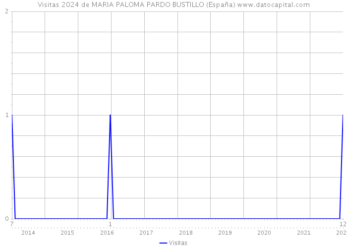 Visitas 2024 de MARIA PALOMA PARDO BUSTILLO (España) 