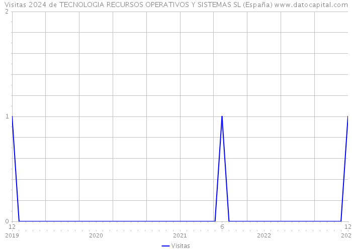 Visitas 2024 de TECNOLOGIA RECURSOS OPERATIVOS Y SISTEMAS SL (España) 